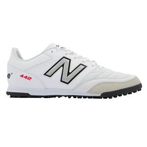 NWOB NEW BALANCE 442 V2 Team TF 'White Black' Soccer Shoes Size 7.5 2E